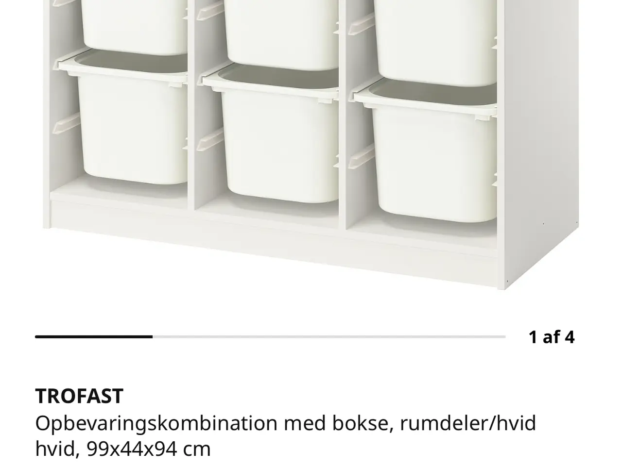Billede 4 - IKEA TROFAST reoler med kasser og låg