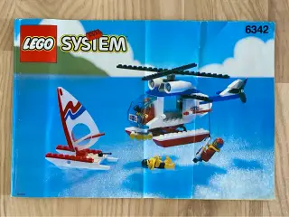 Lego 6342 Beach Rescue Chopper fra 1993