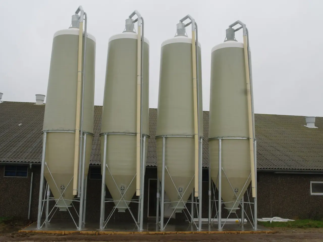 Billede 5 - Glasfiber silo 22 T.