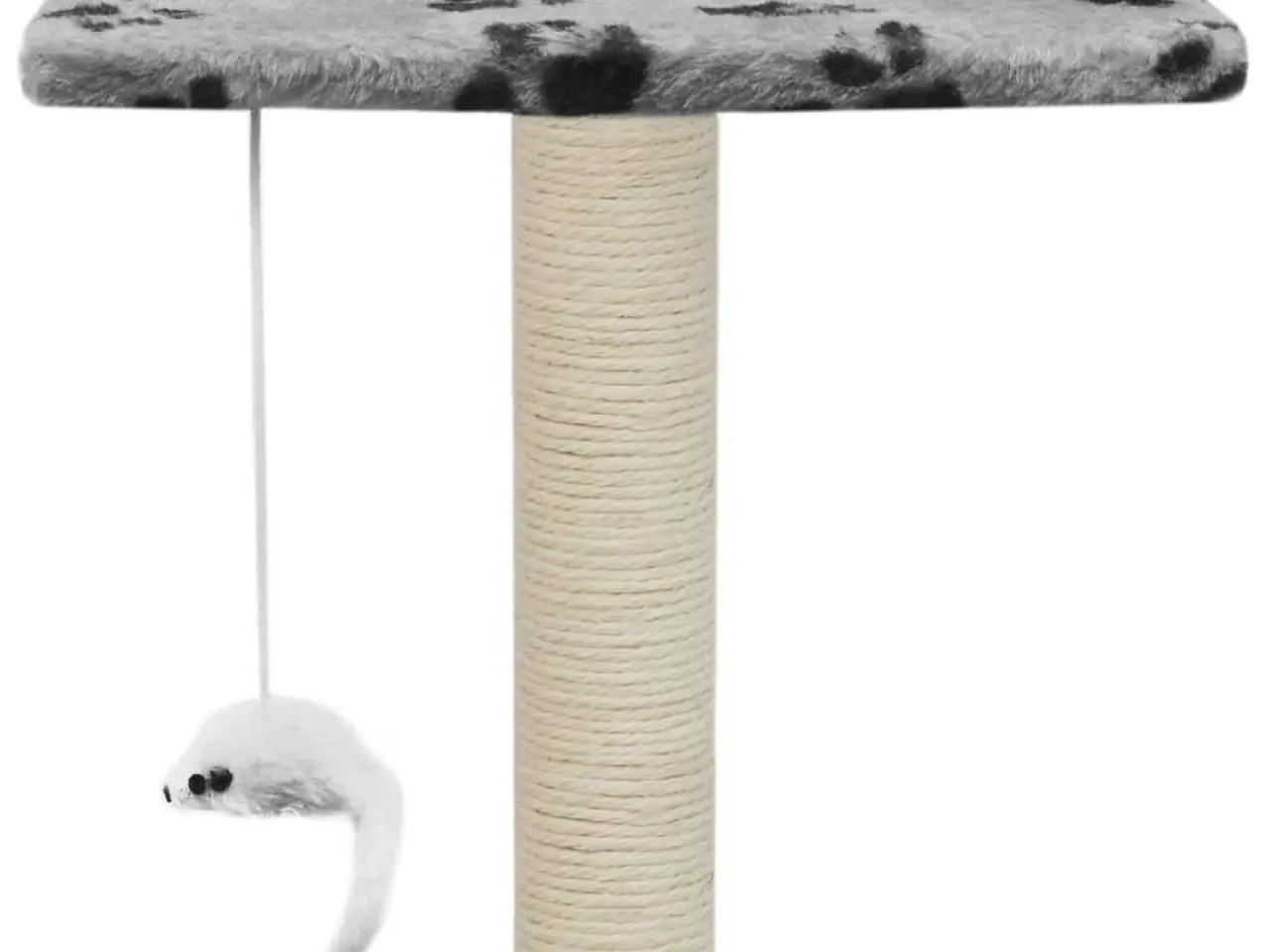 Billede 7 - Kradsetræ med sisal - 95 cm, grå med poteaftryk