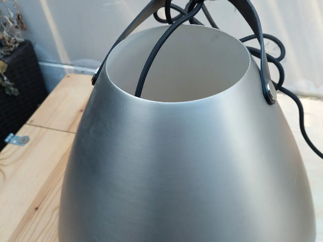 Billede 3 - Stor loftlampen i metal