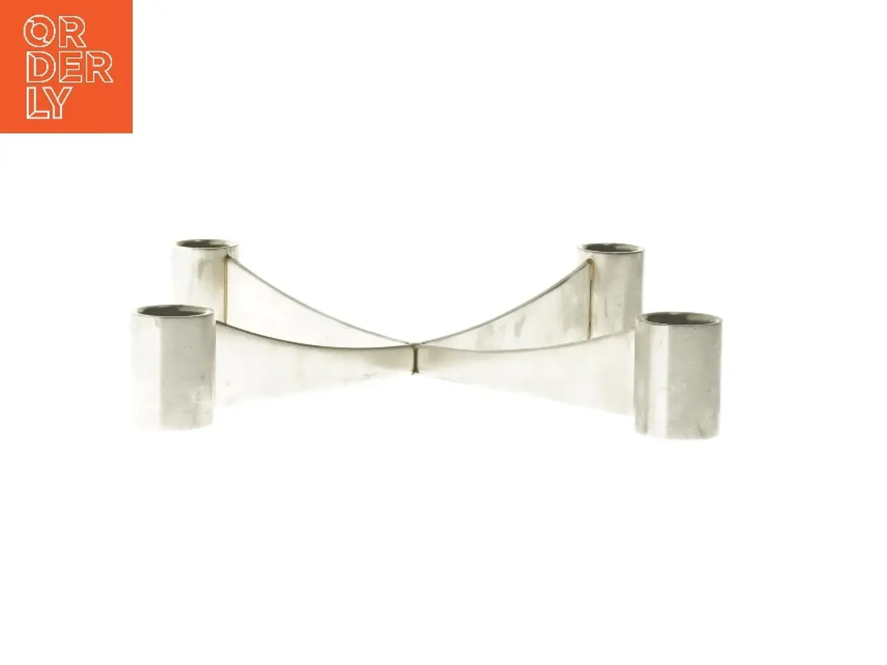 Billede 1 - Lysestage i metal (str. 27,5 cm)