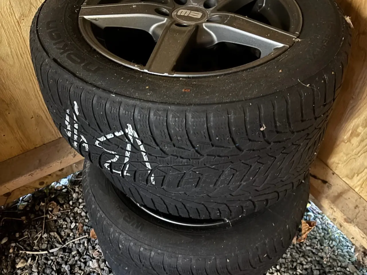 Billede 3 - MG ZS 4 stk. Vinterdæk med fælge 
