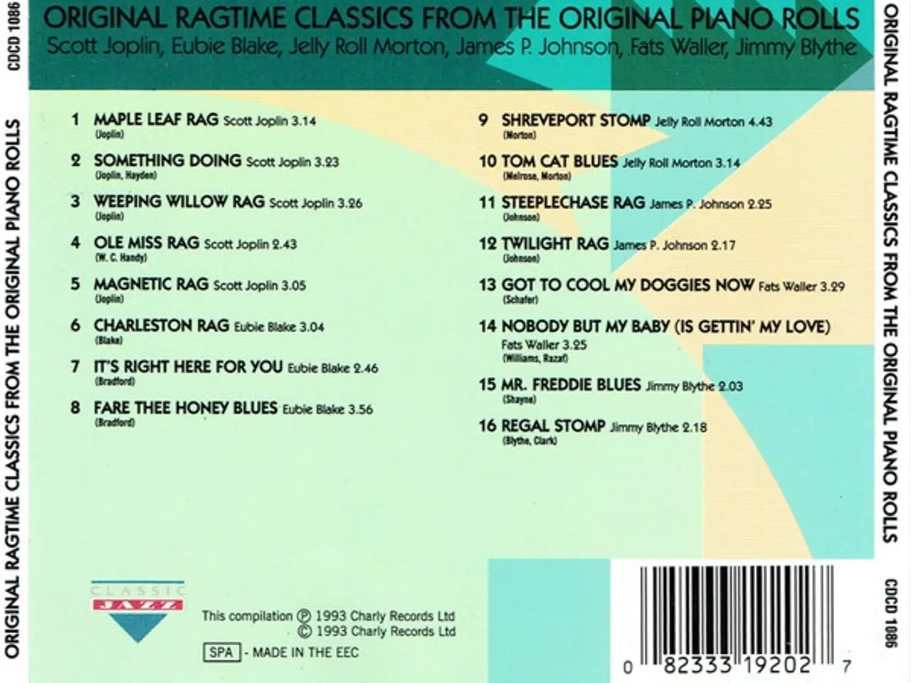 Billede 2 - Diverse kunstnere – Original Ragtime… – CD