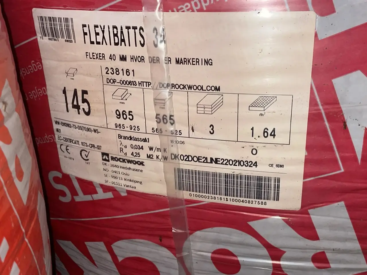 Billede 1 - Rockwools 145mm 34