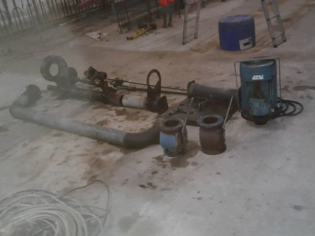 Billede 3 - P Mortensen gyllepumpe motor og trepunktshaner
