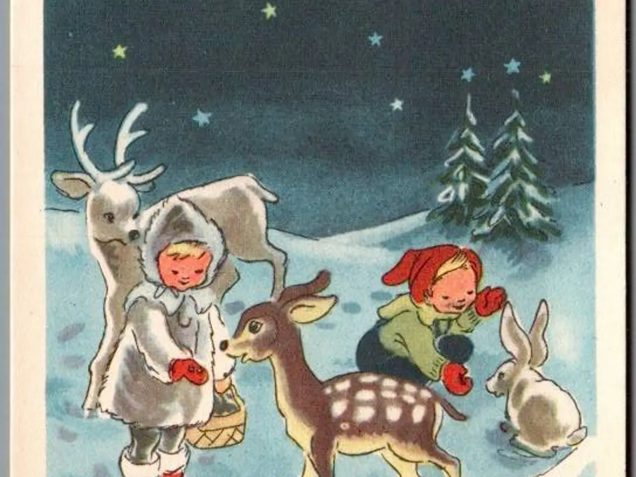 Billede 1 - Illa - Glædelig Jul - Eneret Serie 163 - Postkort - Brugt