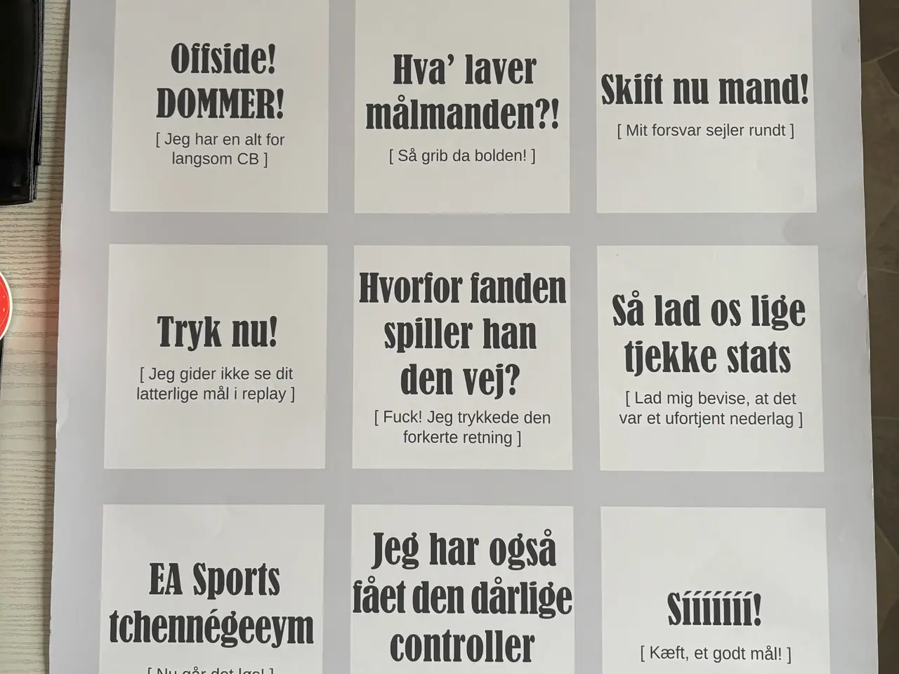 Billede 2 - FIFA-spilleren plakat