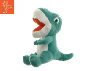 Grøn dinosaur bamse (str. 28 cm)