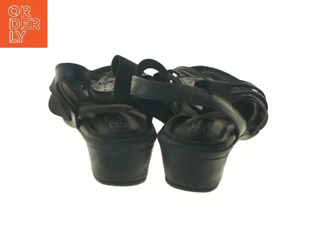 Billede 5 - Sorte sandaler fra B&CO (str. 37 )