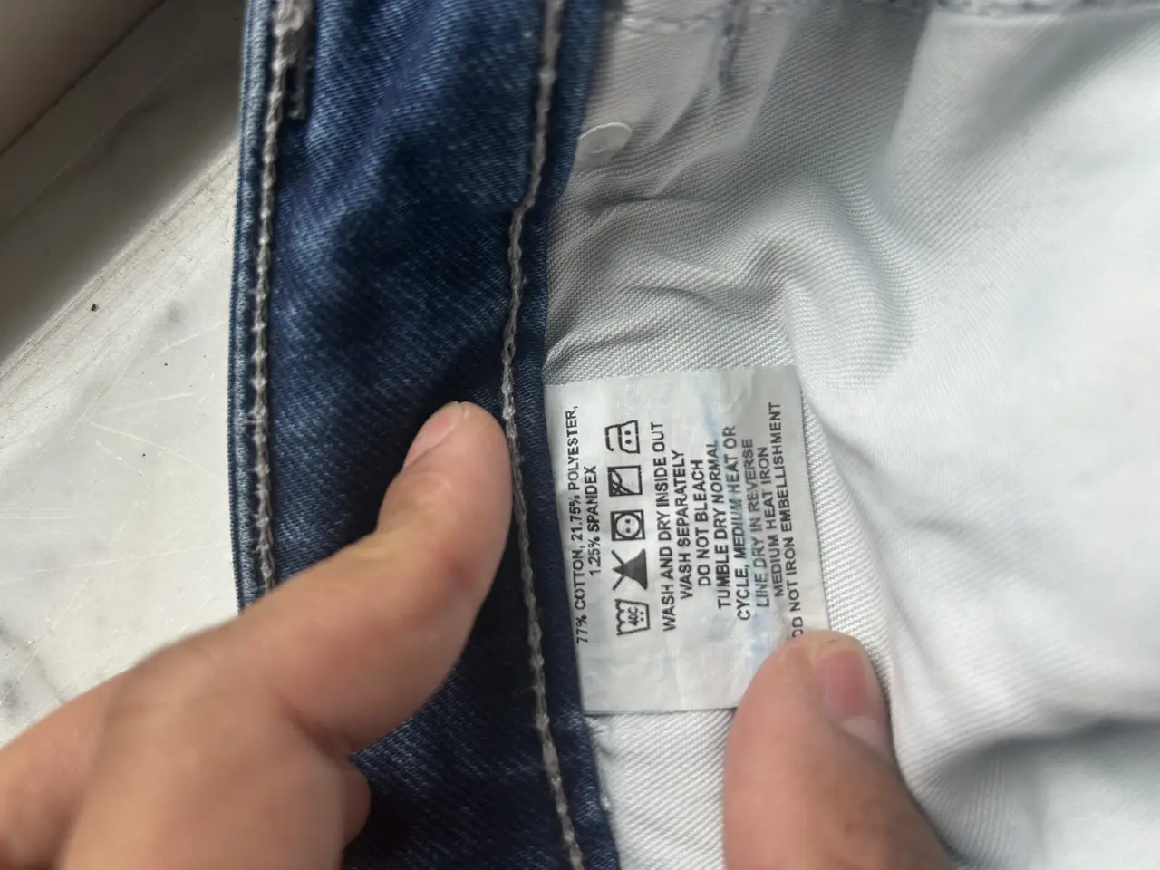 Billede 8 - Skinny blå jeans fra DNMX, medium