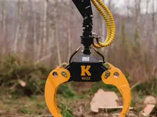 Hydraulisk gribeklo - Skovklo til minigraver