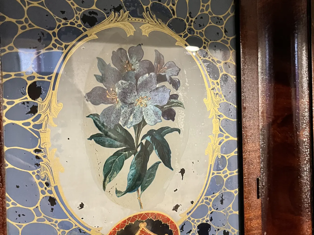 Billede 2 - Stort vægur i træ – 65 × 38 cm, uafprøvet