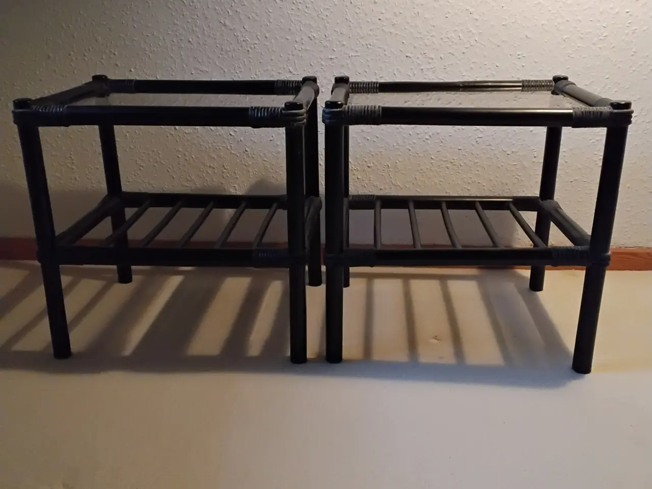 Billede 3 - Bambus sengegavl samt 2 sengeborde vintage