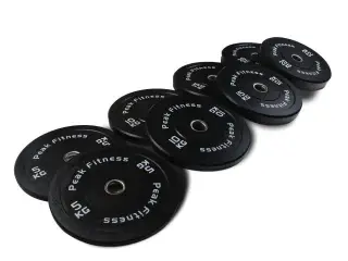 100 kg Bumper Vægtskivepakke - Peak Fitness
