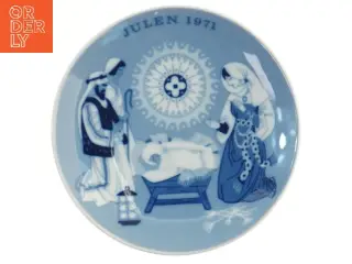 Porcelæn juleplatter 1971 (str. Ø 17,5 cm)