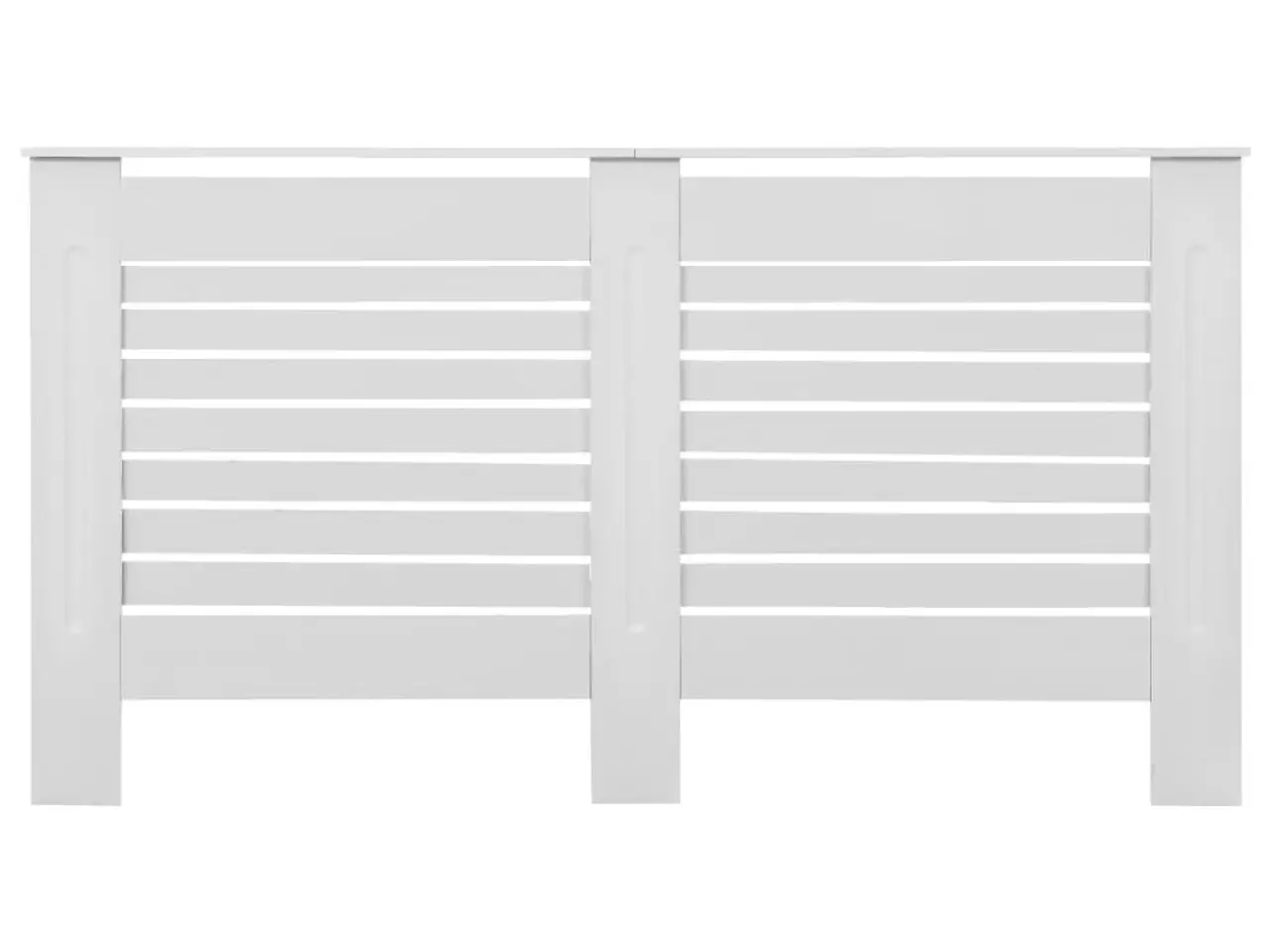 Billede 3 - Radiatorskjuler MDF 152x19x81,5 cm hvid
