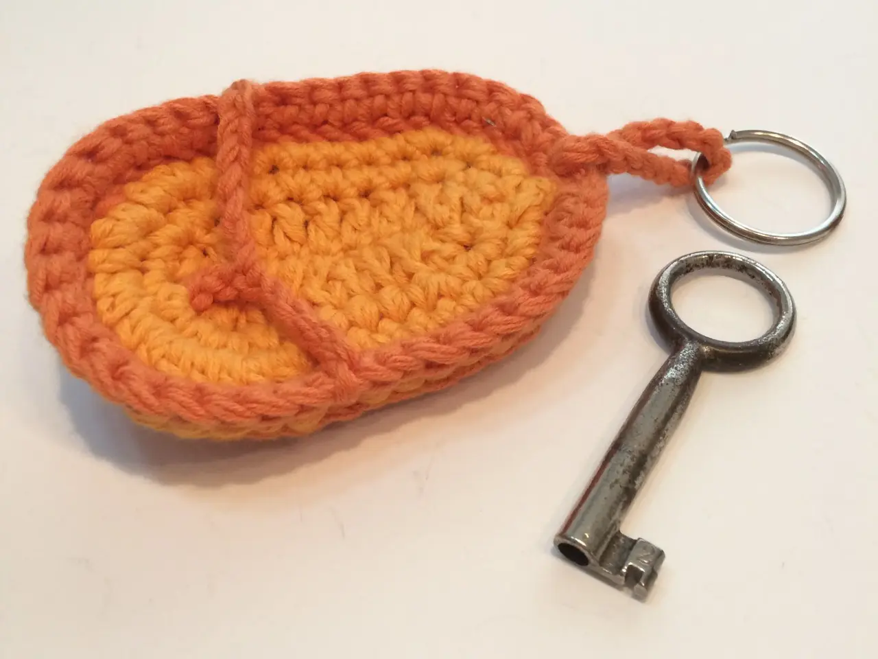 Billede 3 - Nøglering, sandal, blå, rød, orange