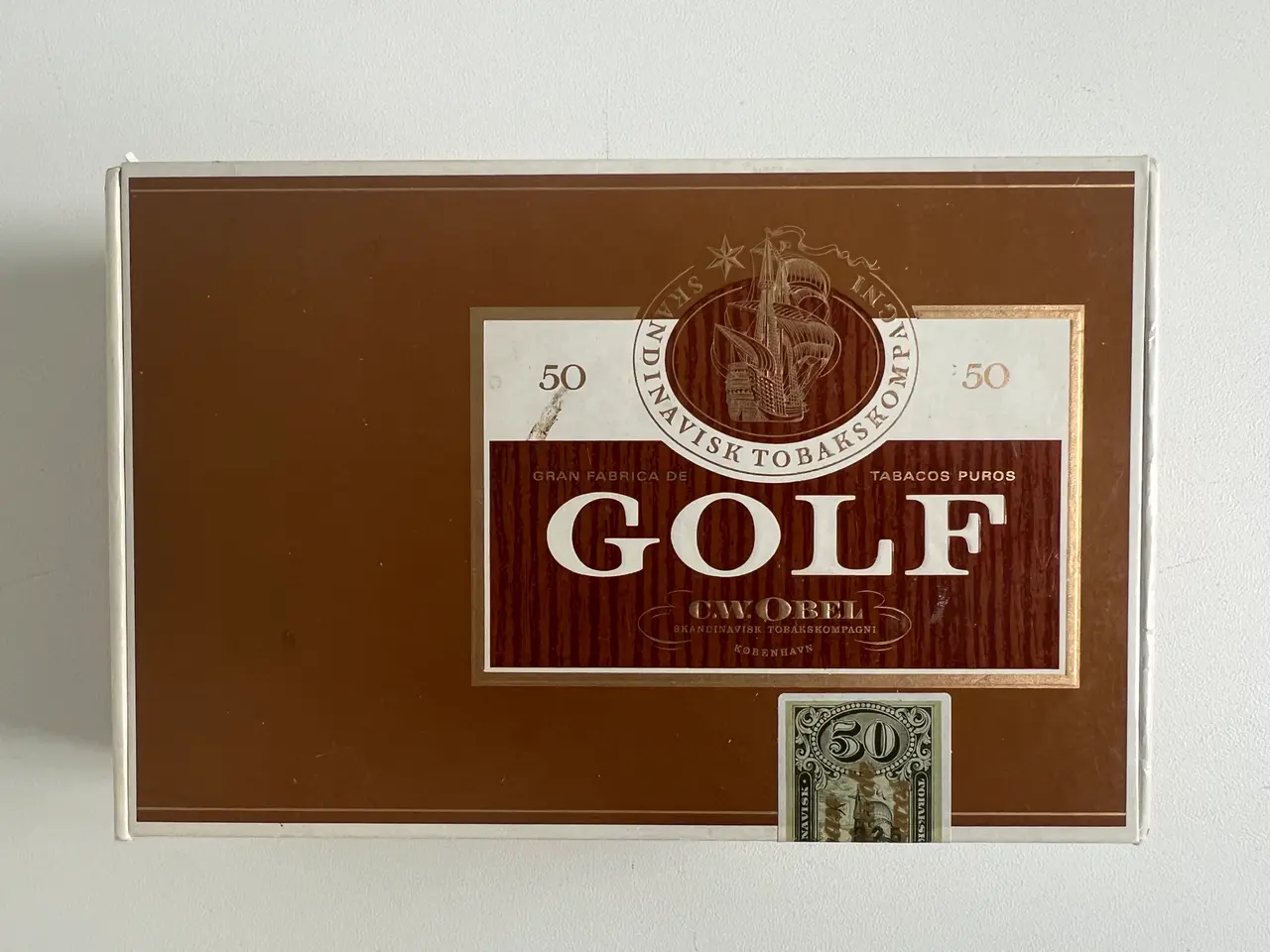 Billede 2 - Cerutkasse - GOLF, C.W. Obel