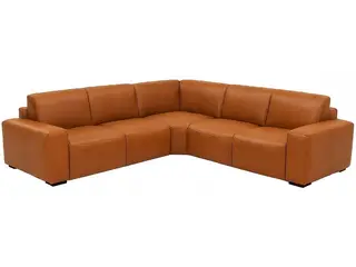 Hjort Knudsen Aarhus Soleda Læder Hjørnesofa