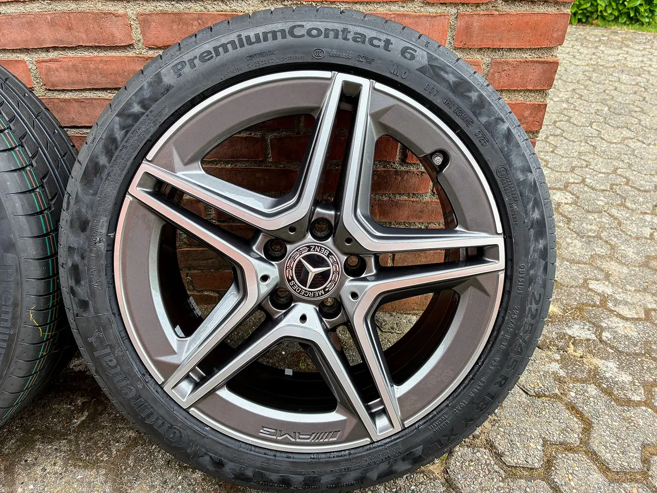 Billede 2 - Mercedes-Benz 18" AMG aluhjul med nye Continental