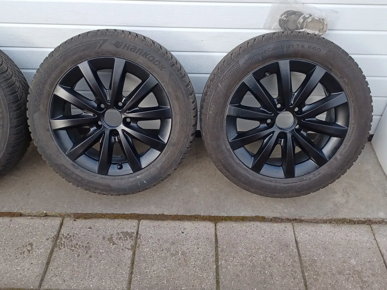 Billede 4 - Mercedes alufælge med vinterdæk.