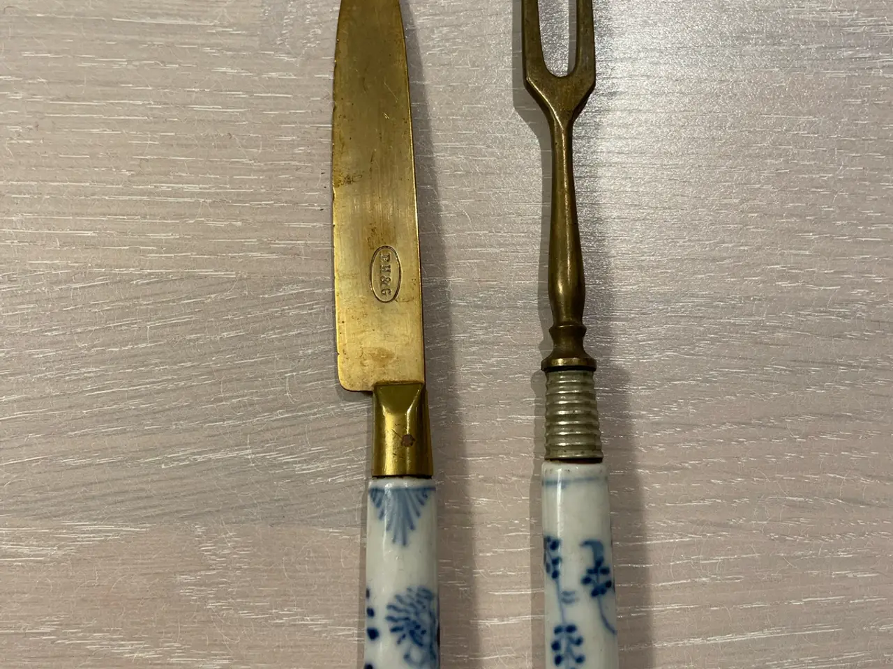 Billede 10 - Royal Copenhagen musselmalede knive