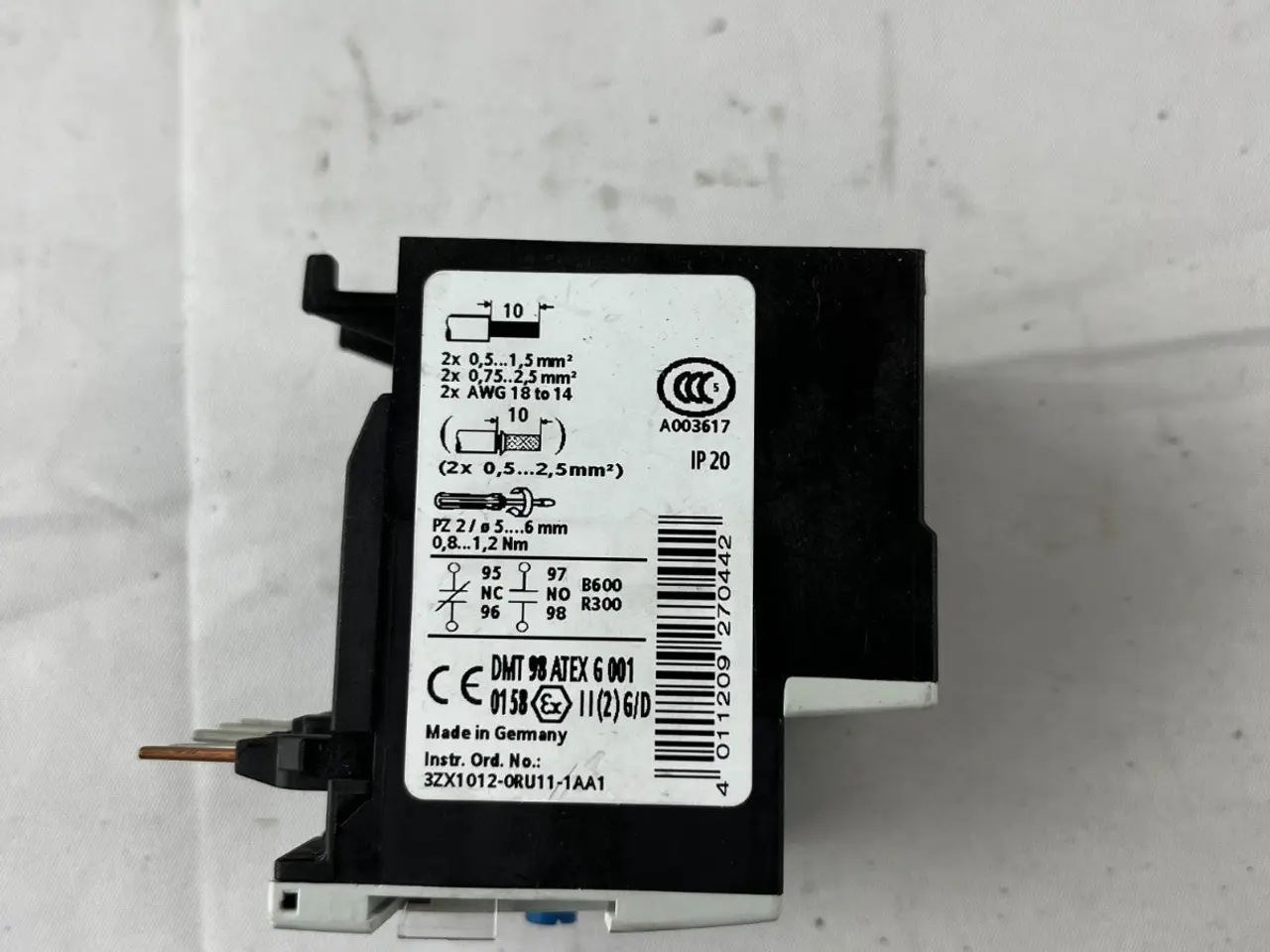 Billede 6 - Siemens SIRIUS 3RU1116-1JB0 Thermal Overload relæ