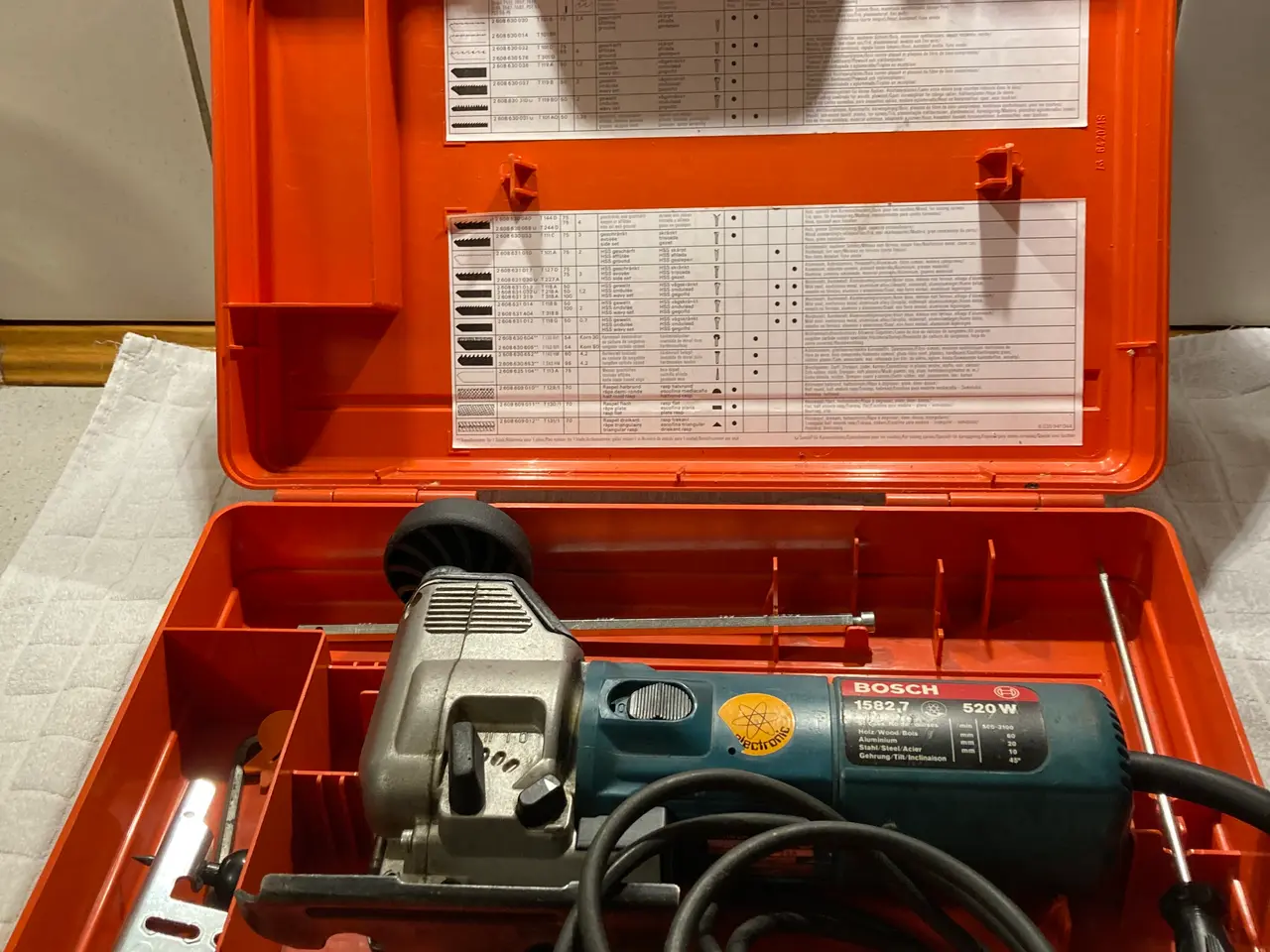 Billede 1 - Bosch 1582,7 stiksav 520w