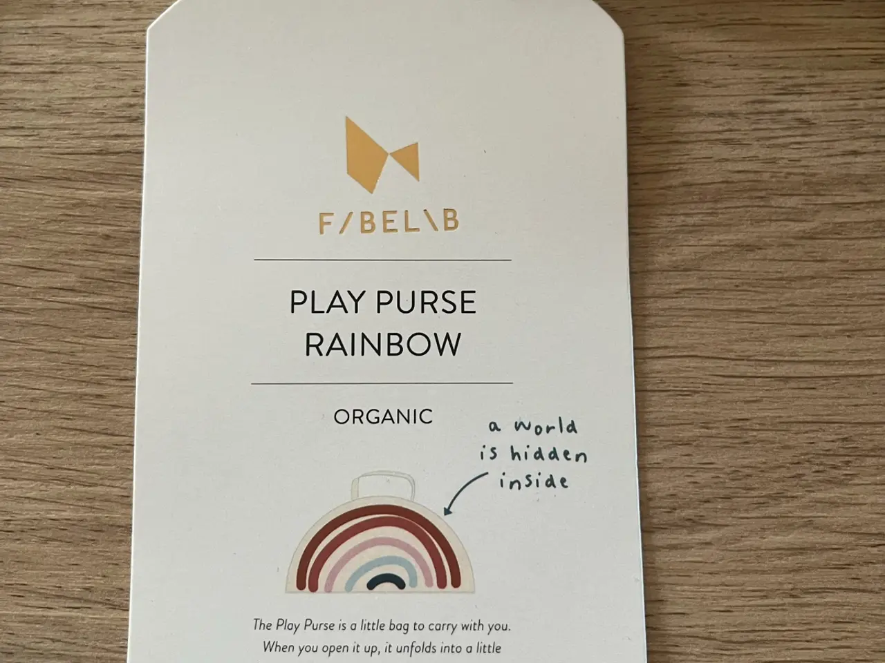 Billede 5 - Taske Fabelab Play Purse Rainbow