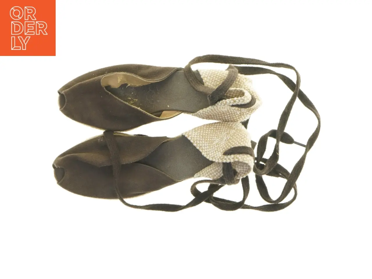Billede 4 - Espadrilles med bindebånd (str. 37)