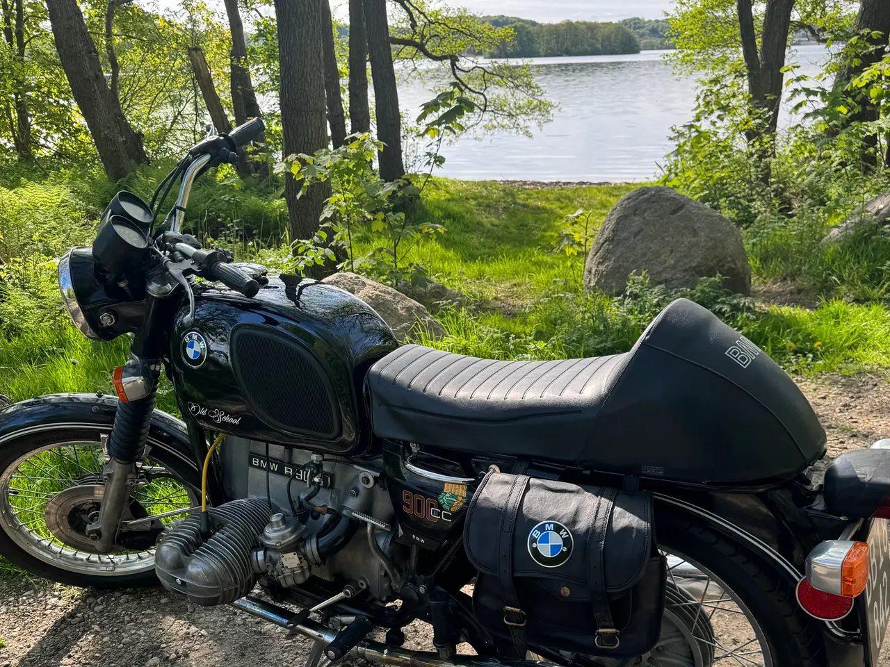 Billede 5 - BMW 90/6 1974 Sort med klassiske numre