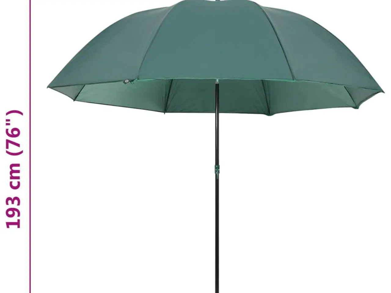 Billede 12 - Parasol til fisketure 220 × 185 cm - grøn