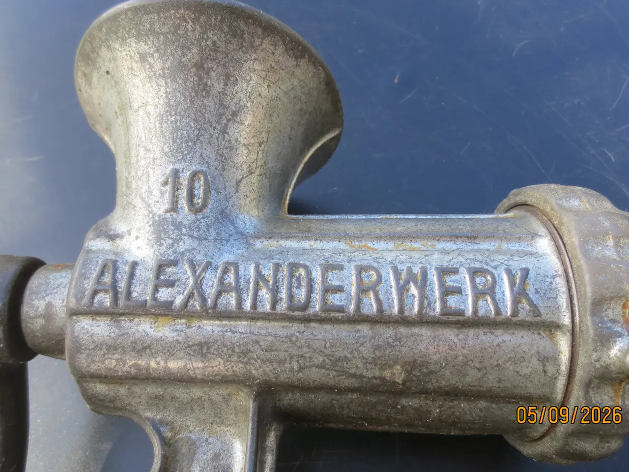 Billede 3 - 1 stk Retro Kødhakker Alexanderwerk Nr 10