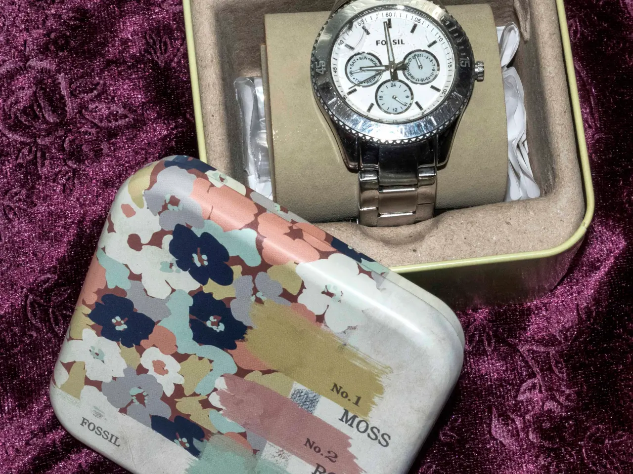 Billede 1 - Ur - Fossil ES3052 armbåndsur med ekstre led.