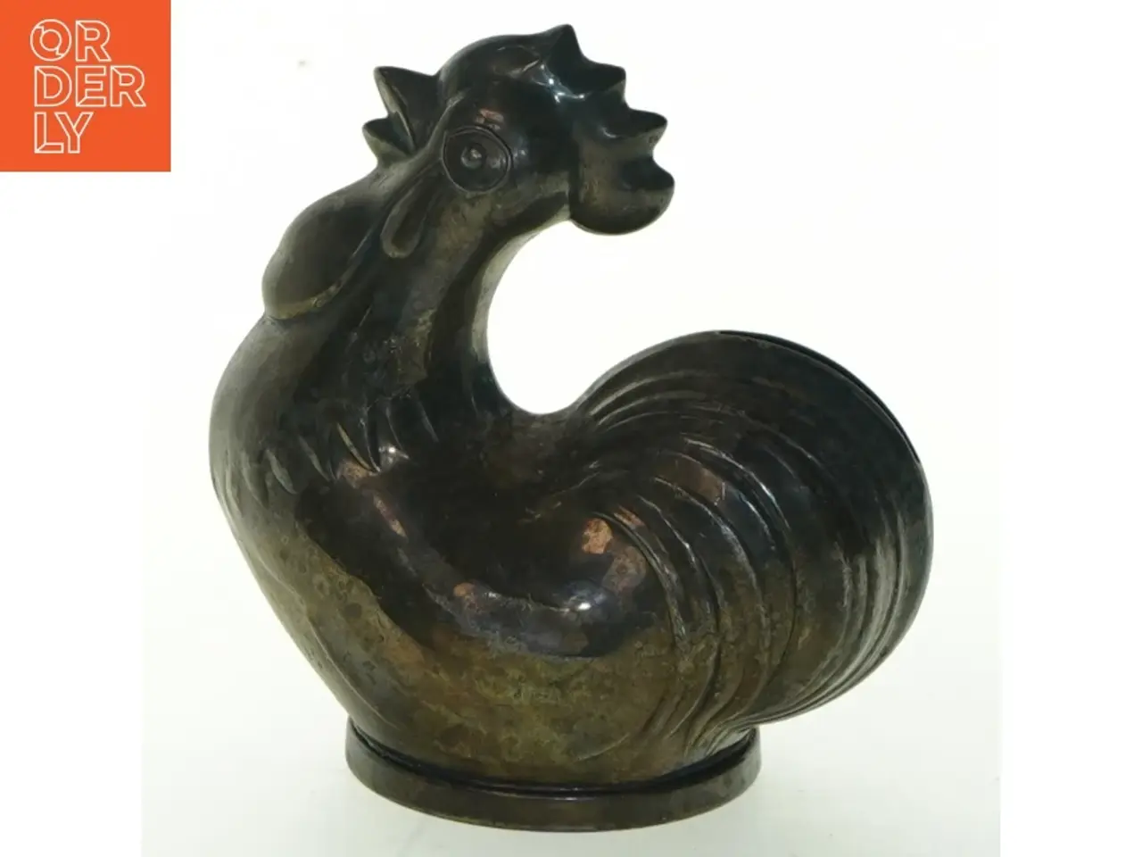 Billede 1 - Vintage Metal hane sparegris (str. 12x12 cm)
