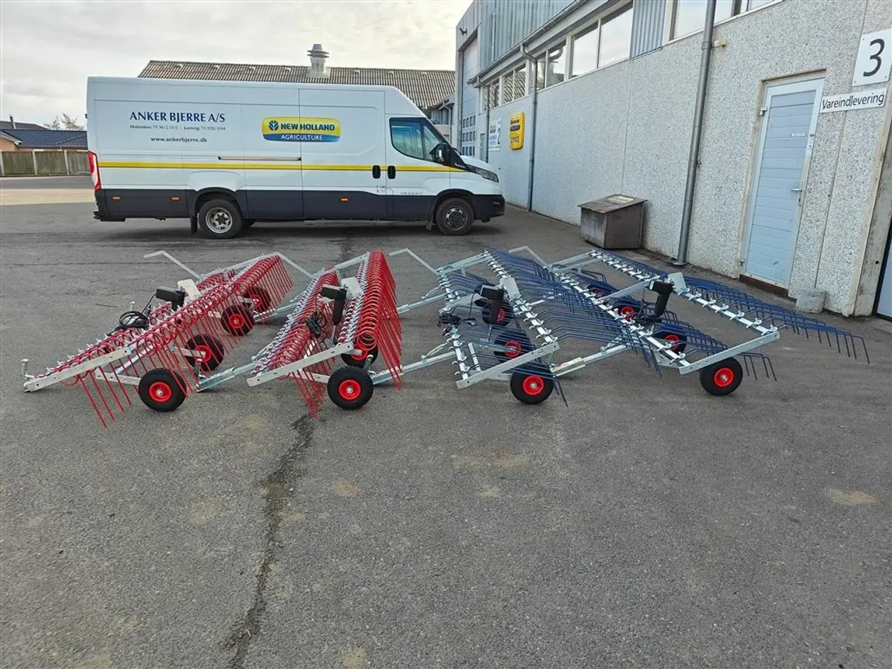 Billede 4 - Anker Bjerre Riven Gårdspladsstrigle 150cm Inkl. elektrisk hæve/sænk og kugletræk