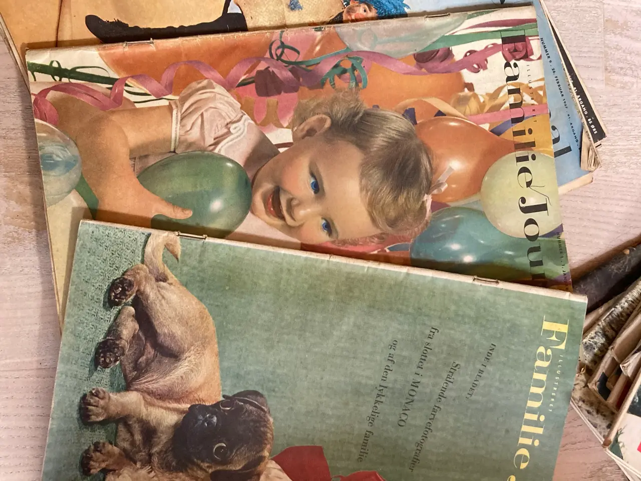 Billede 1 - Familie journal 7 stk