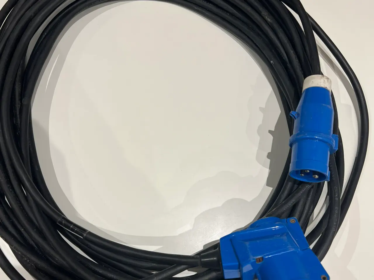 Billede 1 - Forlænger kabel 25 m. + 3 stk.  CEE-adapterkabler