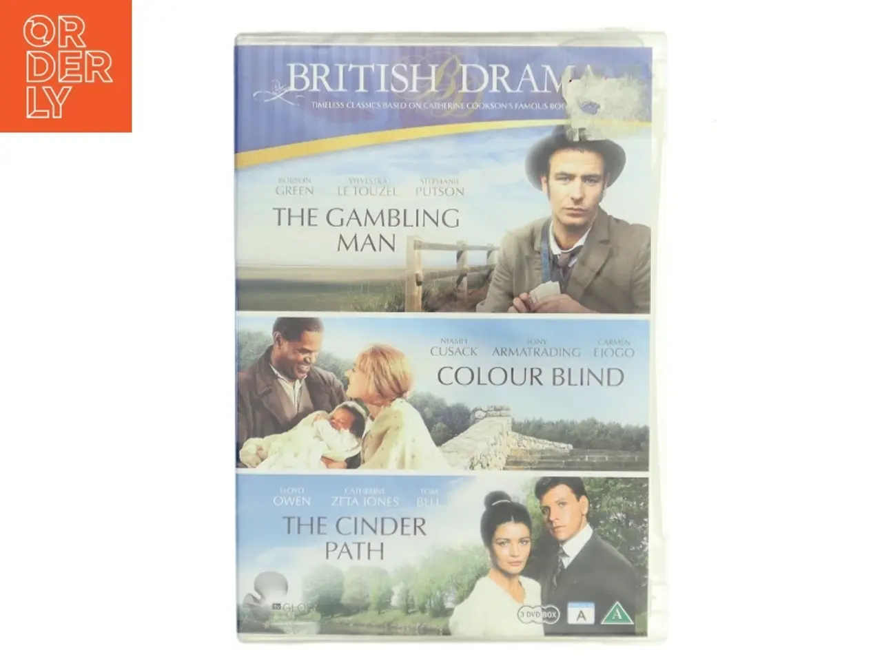 Billede 1 - British Drama: The Gambling Man, Colour Blind, The Cinder Path med Robson Green (DVD)