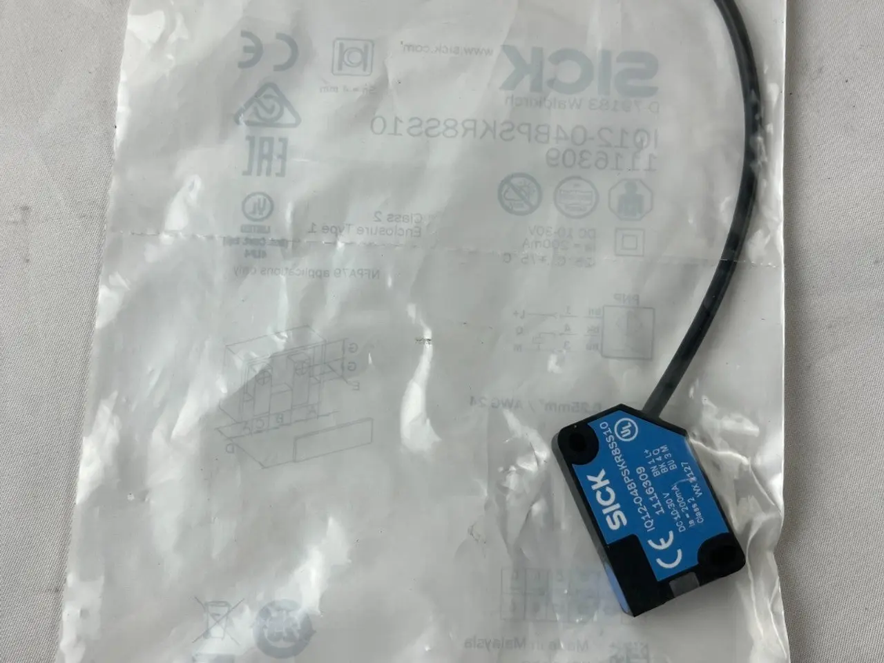Billede 5 - SICK IQ12-04BPSKR8SS10 Proximity Sensor 4mm PNP M8