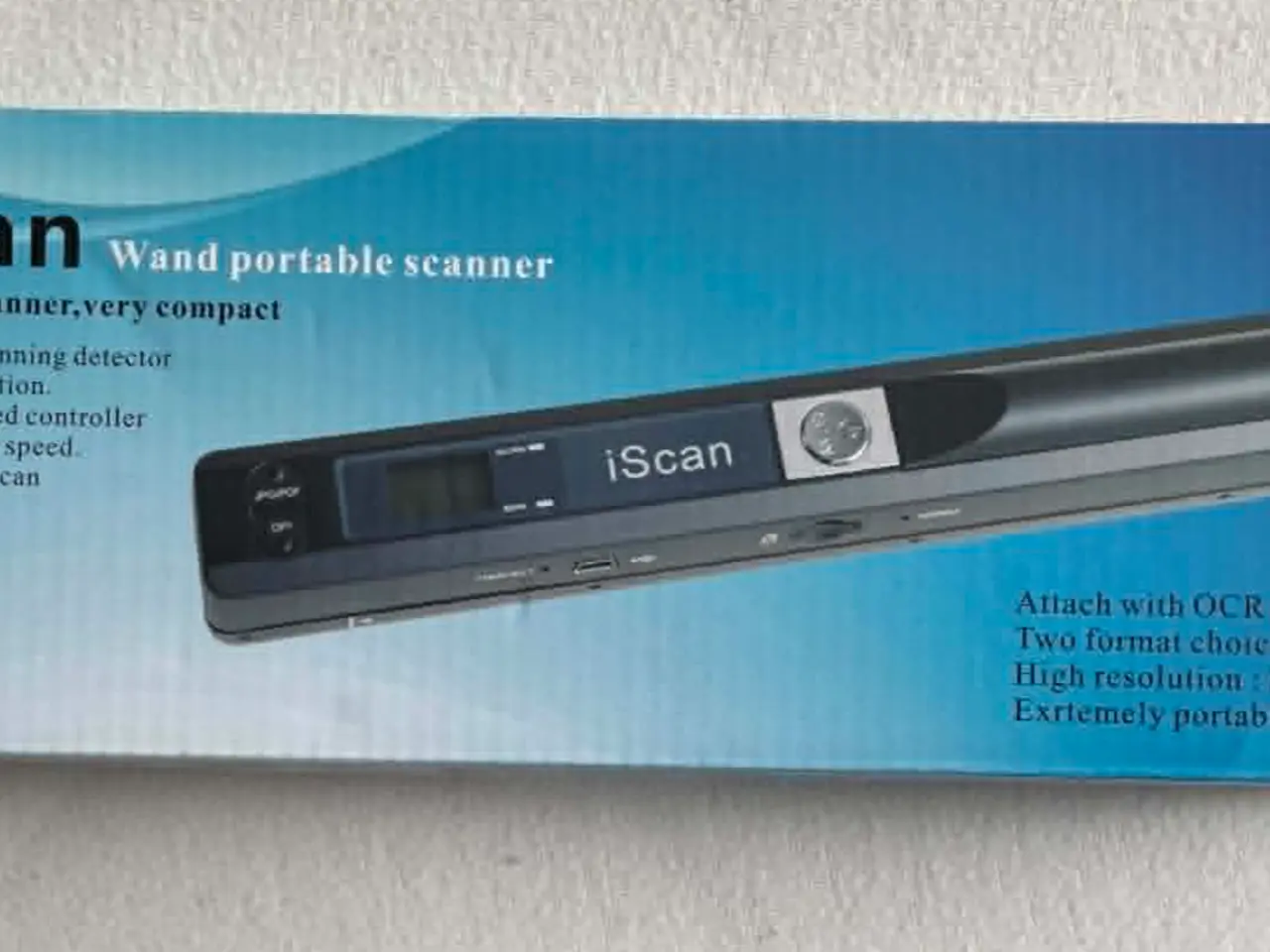 Billede 1 - iScan Wand portable scanner - håndscanner