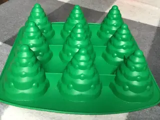Siliconeform til 3D juletræer