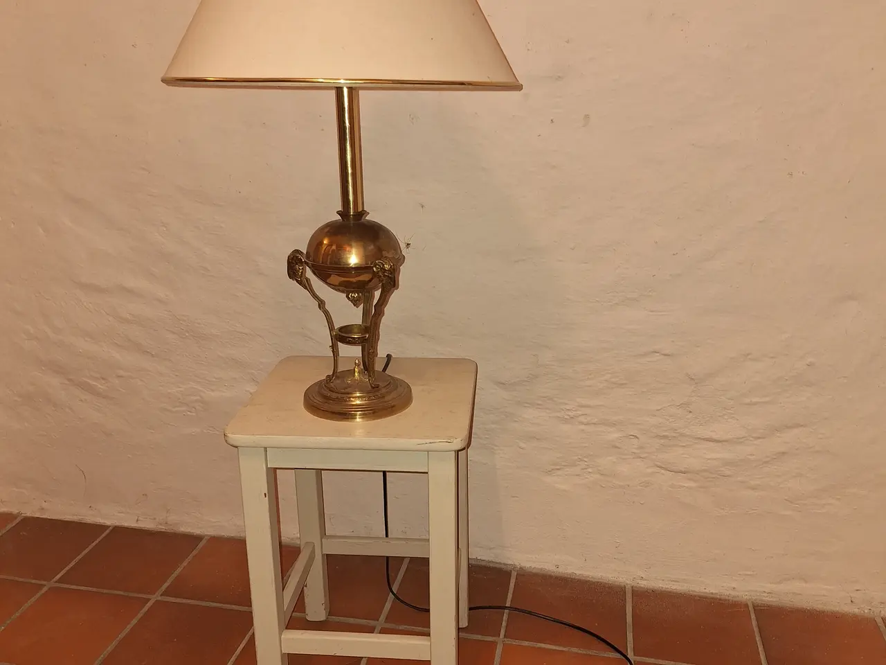 Billede 1 - Meget flot Klassisk bordlampe i messing
