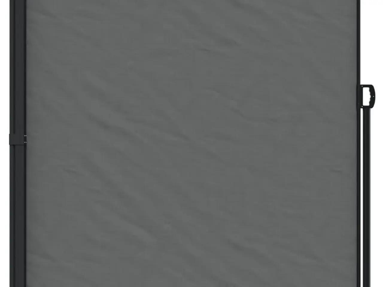 Billede 3 - Sidemarkise 180 × 500 cm - sammenrullelig, antracitgrå