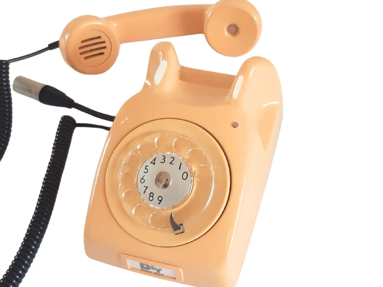 Billede 3 - Retro telefon mikrofon 2i1 (Lysegul)
