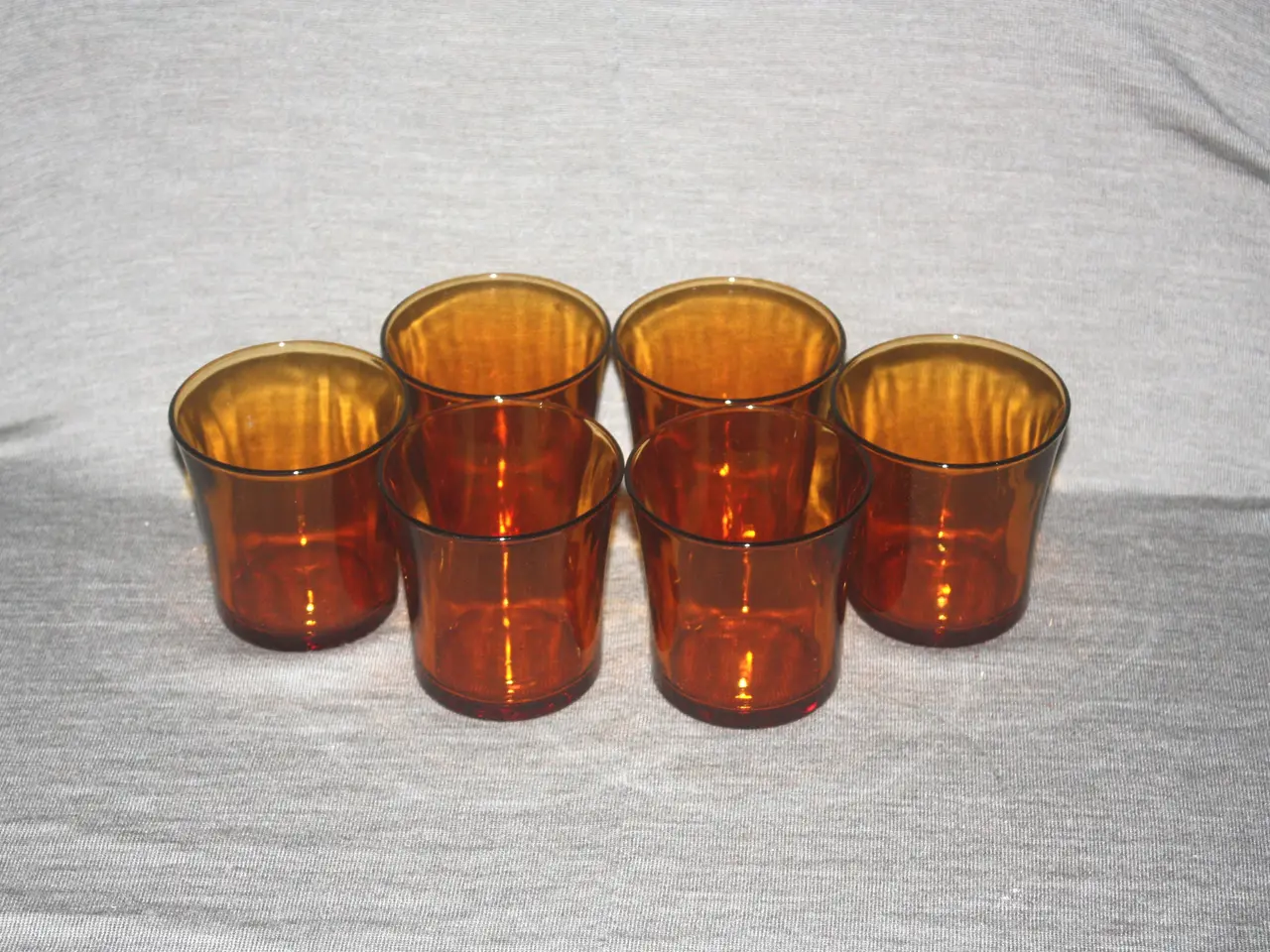 Billede 1 - 6 stk. glas højde 8 cm diam. 7,5 cm