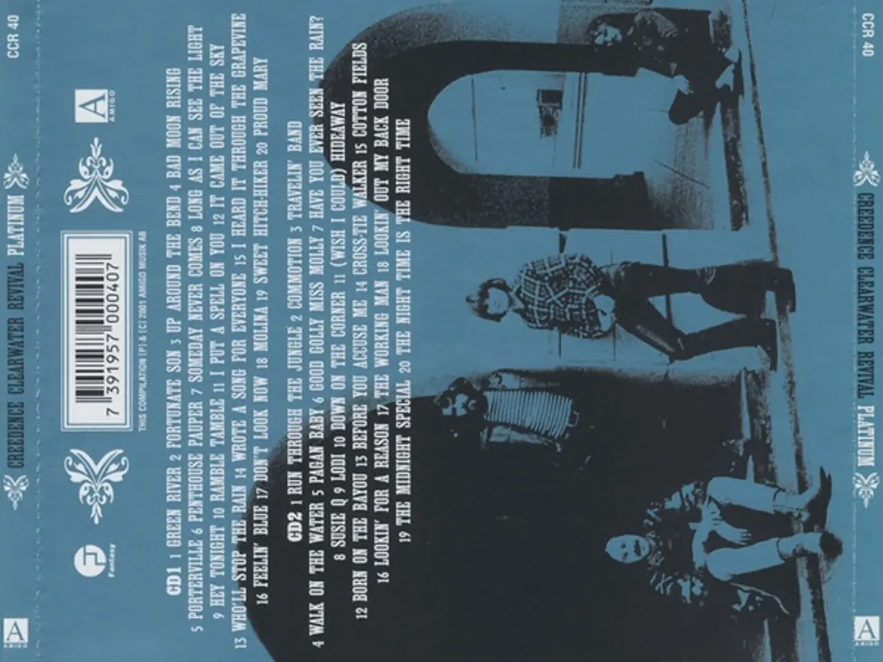 Billede 2 - Creedence Clearwater Revival – Platinum – 2CD