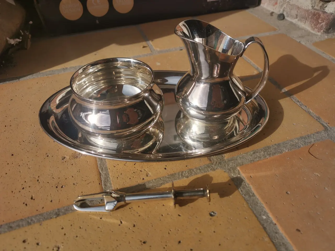 Billede 1 - Kaffe Sæt Fløde og sukkerskål COHR Danmark EPNS