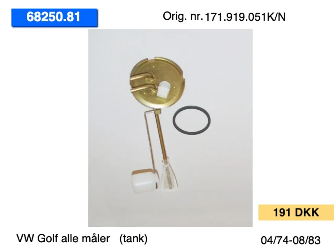 Billede 3 - VW Personvogns tanke